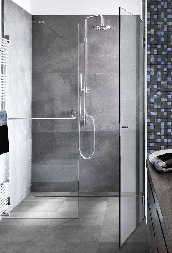 Cabine de douche à porte en niche - B1X Cabine de douche à porte en niche - B1X