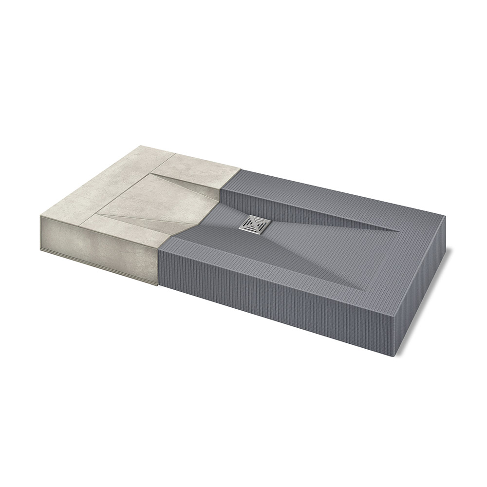 Simply 2 Waschtisch befliesbar 60-200 cm mit Punktablauf kürzbar Simply 2 Waschtisch befliesbar 60-200 cm mit Punktablauf kürzbar