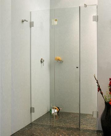 Nischen-Türen-Duschkabine - Falttür innen - ab 120 - F1N
