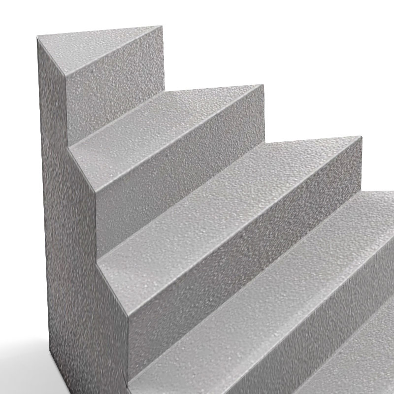 Module escalier de piscine avec accès d'angle Revêtement époxy Module escalier de piscine avec accès d'angle Revêtement époxy