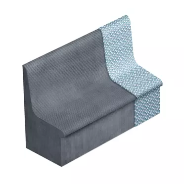 Saxoboard Sitzbank Wave 1