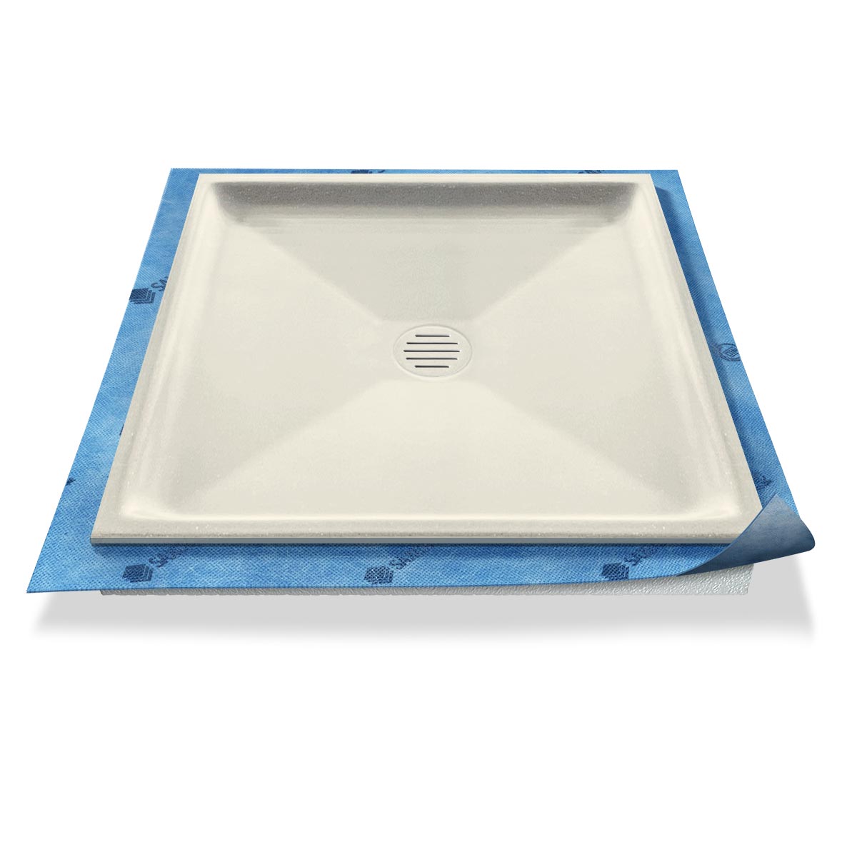 Duschwanne tief Punktablauf aus Mineralwerkstoff Duschwanne tief Punktablauf aus Mineralwerkstoff