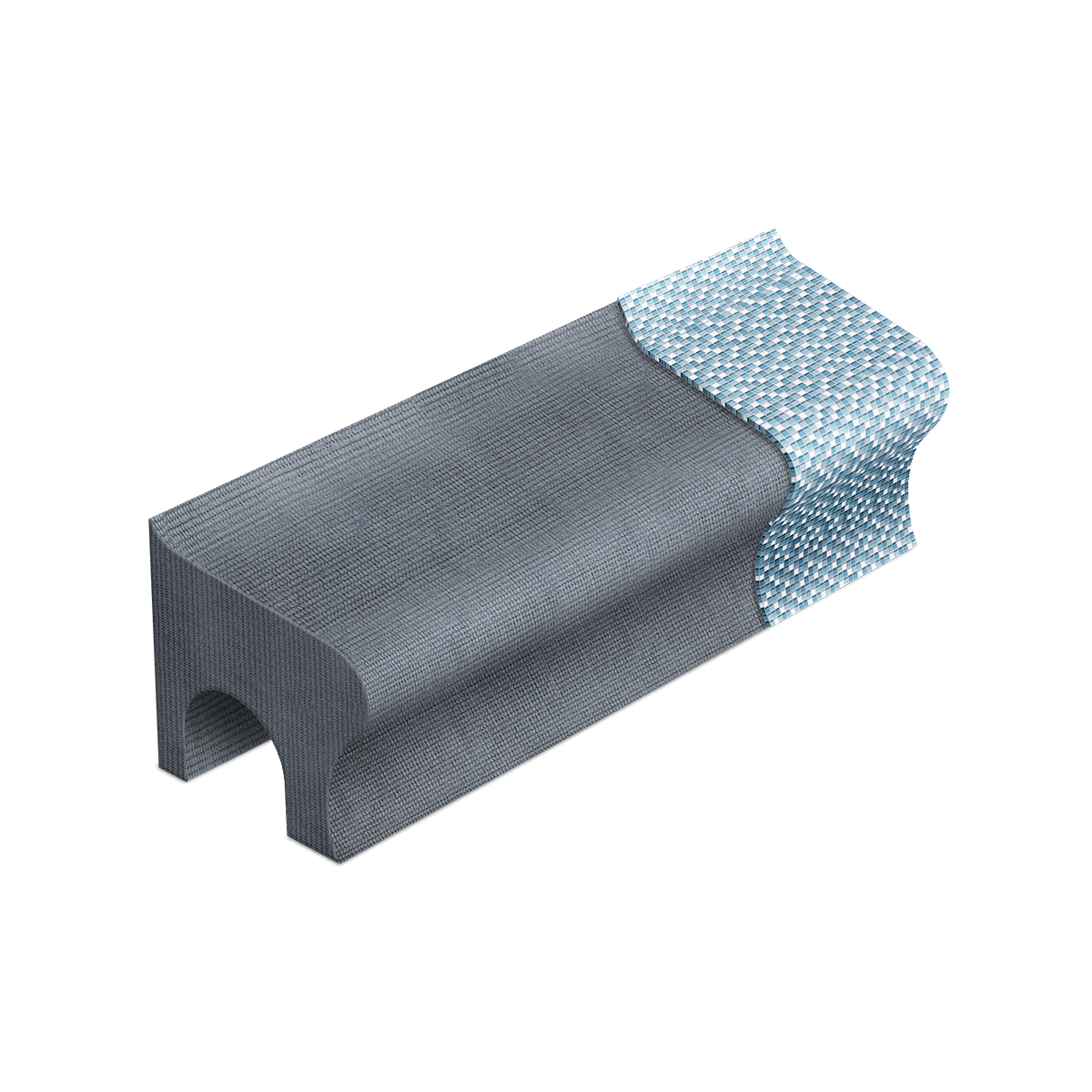 Saxoboard Sitzbank Wave 9