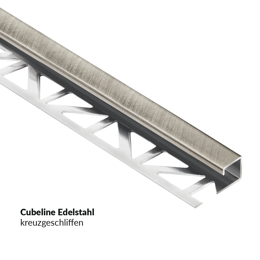 Fliesenschiene Eckprofil Cubeline von Blanke 250 cm Länge Fliesenschiene Eckprofil Cubeline von Blanke 250 cm Länge
