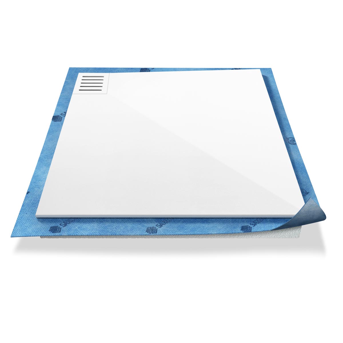 Receveur de douche Ecoulement ponctuel en matériau minéral Receveur de douche Ecoulement ponctuel en matériau minéral