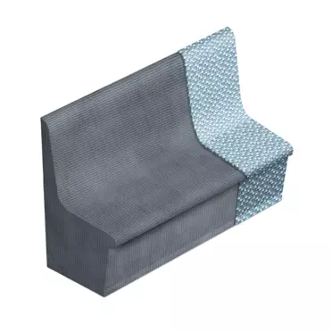 Saxoboard Sitzbank Wave 2