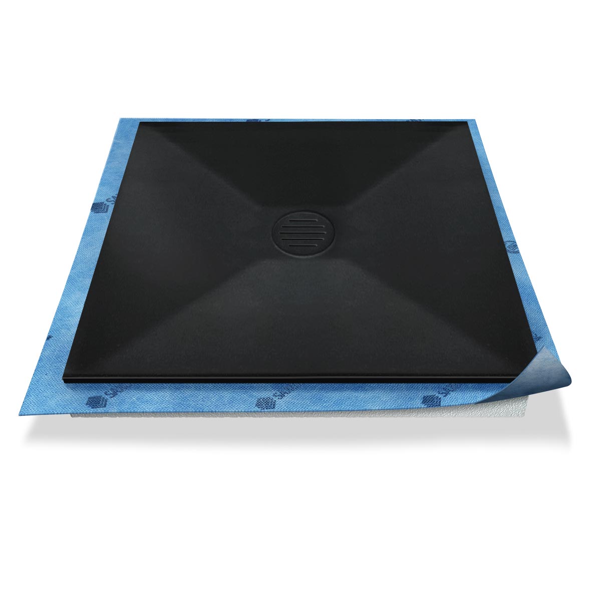 Duschwanne Punktablauf aus Mineralwerkstoff Duschwanne Punktablauf aus Mineralwerkstoff