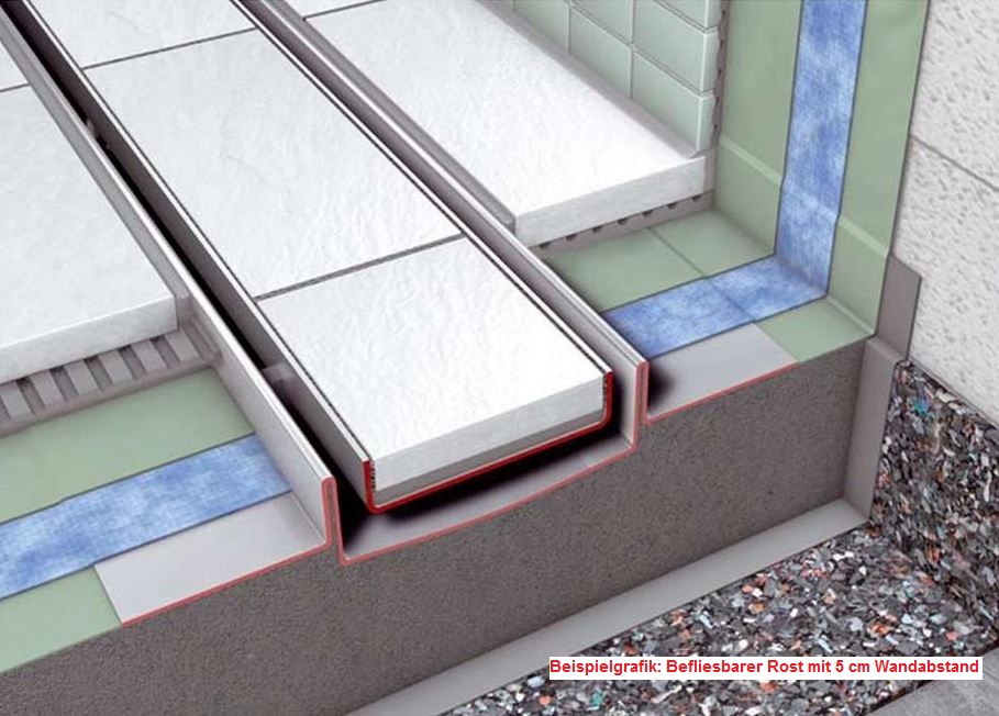 Duschelement mit Rinne 70x100x6,5 cm Duschelement mit Rinne 70x100x6,5 cm