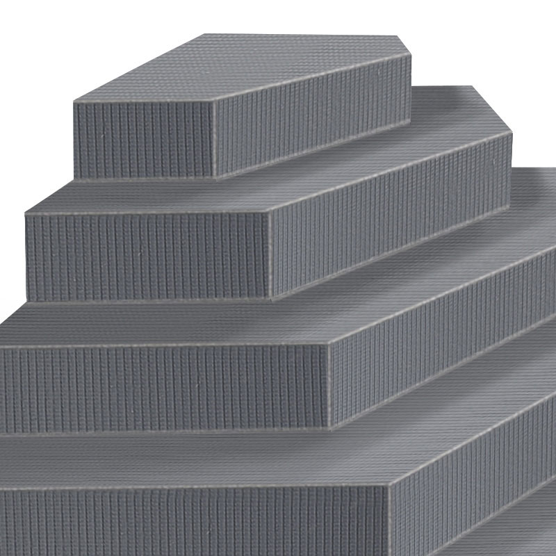 Module escalier de piscine accès d'angle en forme de trapèze revêtement minéral Module escalier de piscine accès d'angle en forme de trapèze revêtement minéral