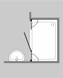Nischen-Türen-Duschkabine - A2N Nischen-Türen-Duschkabine - A2N