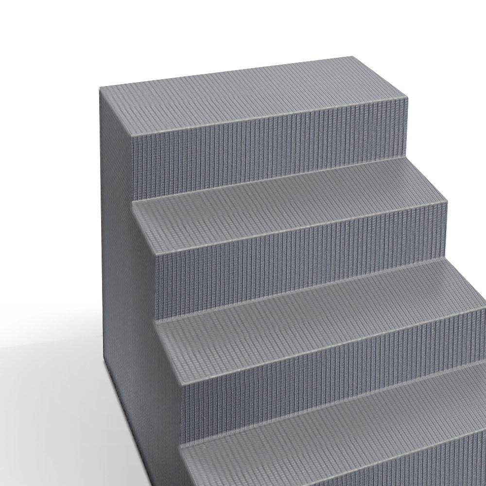 Module escalier de piscine droit revêtement minéral Module escalier de piscine droit revêtement minéral