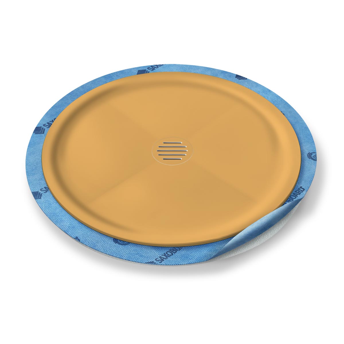 Kreis-Duschwanne tief Punktablauf aus Mineralwerkstoff Kreis-Duschwanne tief Punktablauf aus Mineralwerkstoff