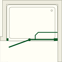 Nischen-Türen-Duschkabine - BYXN