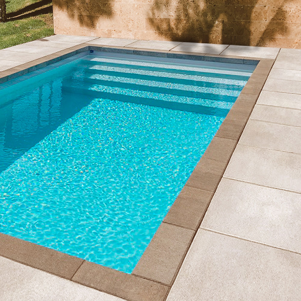 Escalier de piscine pleine largeur Escalier de piscine pleine largeur