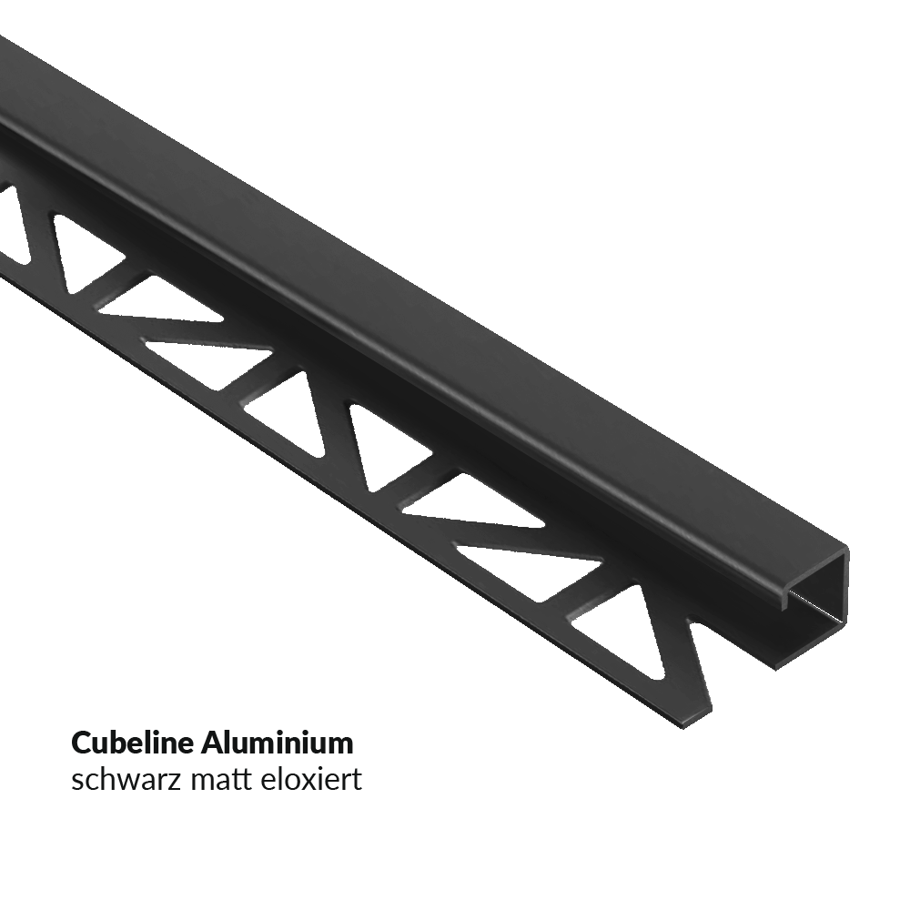 Fliesenschiene Eckprofil Cubeline von Blanke 250 cm Länge