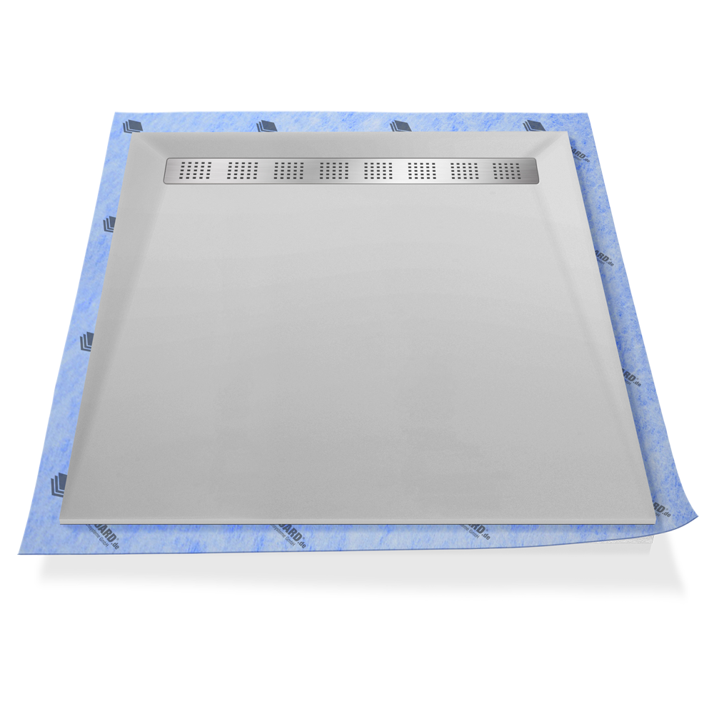 Duschwanne Rinnenablauf aus Mineralwerkstoff Slimline + UltraSlim Duschwanne Rinnenablauf aus Mineralwerkstoff Slimline + UltraSlim