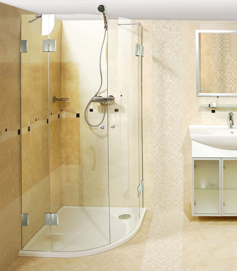 Viertelkreis-Duschkabine - 2 Türen - A2V Viertelkreis-Duschkabine - 2 Türen - A2V