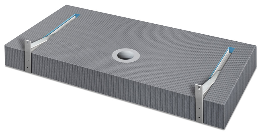 Simply 3 Waschtisch befliesbar 60-200 cm mit Punktablauf kürzbar Simply 3 Waschtisch befliesbar 60-200 cm mit Punktablauf kürzbar