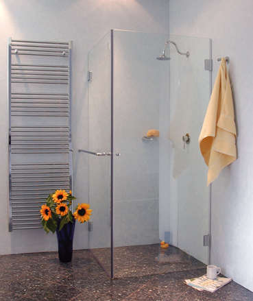 Douche d'angle affleurante - paroi fixe - B1S Douche d'angle affleurante - paroi fixe - B1S