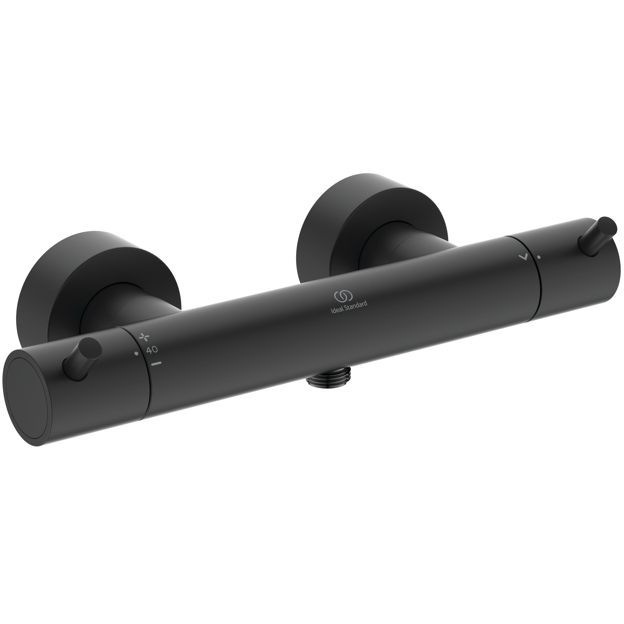 Ideal Standard Ceratherm T125 Thermostat-Brausearmatur Aufputz SilkBlack/ schwarz Ideal Standard Ceratherm T125 Thermostat-Brausearmatur Aufputz SilkBlack/ schwarz