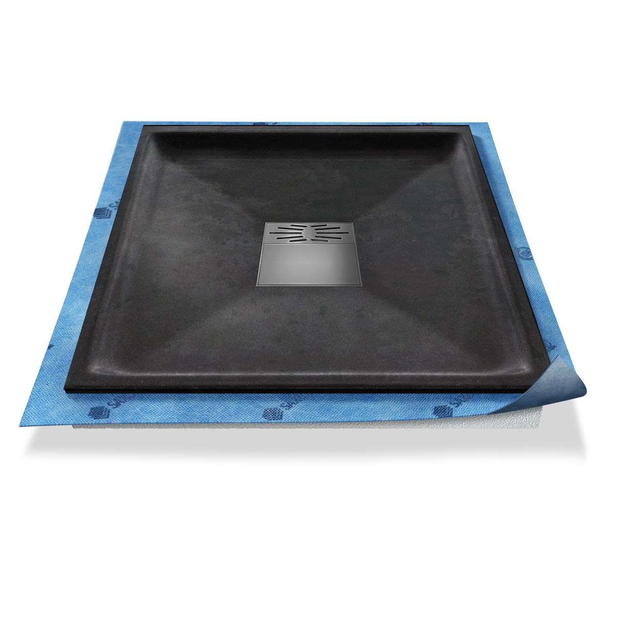 Duschwanne tief Pumpensystem aus Mineralwerkstoff Duschwanne tief Pumpensystem aus Mineralwerkstoff