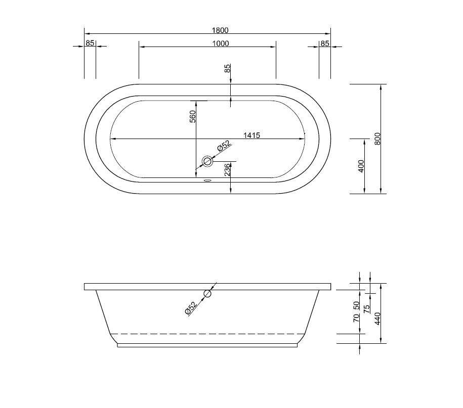 Ovale Badewanne Rhein Ovale Badewanne Rhein