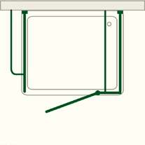 U-Duschkabine - AUXS U-Duschkabine - AUXS