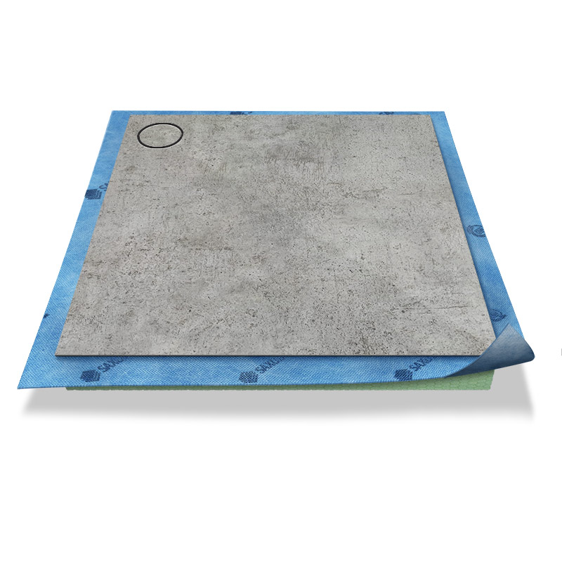 Duschelement Punkteckablauf mit Dekoroberfläche 80x80 cm Duschelement Punkteckablauf mit Dekoroberfläche 80x80 cm