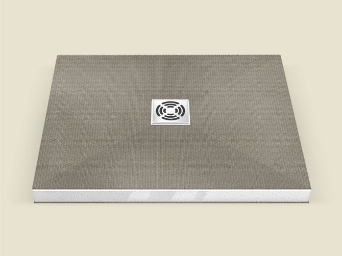 Duschboard mit besonders fester mineralischer Beschichtung Duschboard mit besonders fester mineralischer Beschichtung