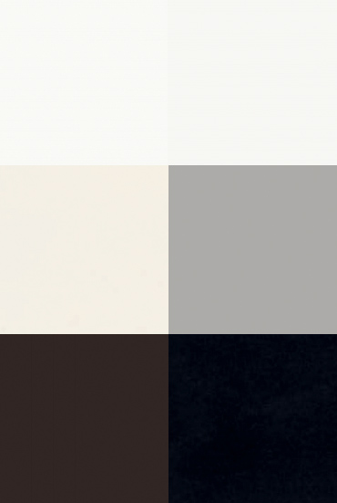 Vous avez le choix : des tons de blanc, des couleurs raffinées jusqu'au noir. Vous avez le choix : des tons de blanc, des couleurs raffinées jusqu'au noir.