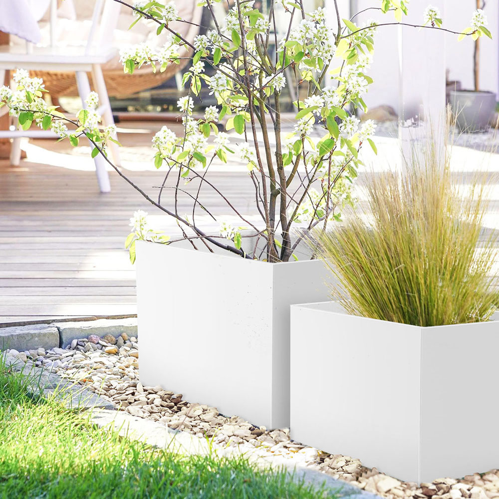 Bacs à plantes en matériau minéral de haute qualité In- et Outdoor Bacs à plantes en matériau minéral de haute qualité In- et Outdoor