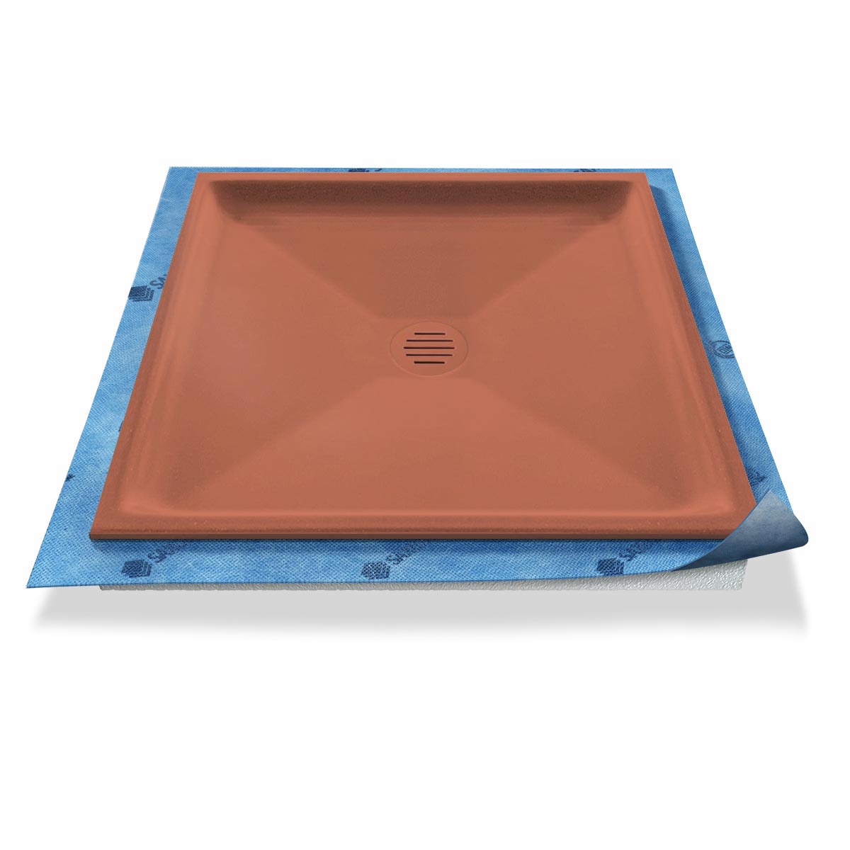 Duschwanne tief Punktablauf aus Mineralwerkstoff Duschwanne tief Punktablauf aus Mineralwerkstoff