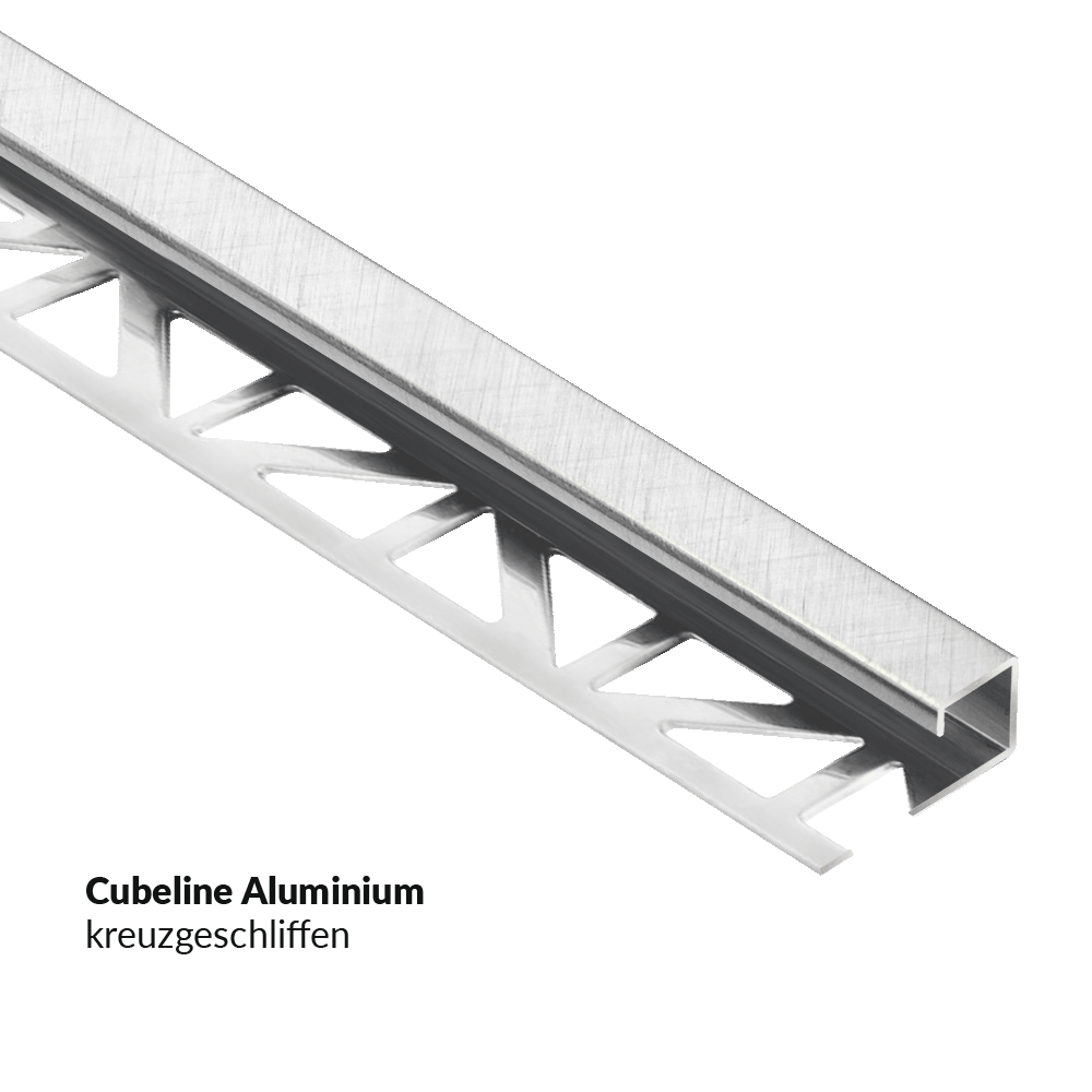 Fliesenschiene Eckprofil Cubeline von Blanke 250 cm Länge