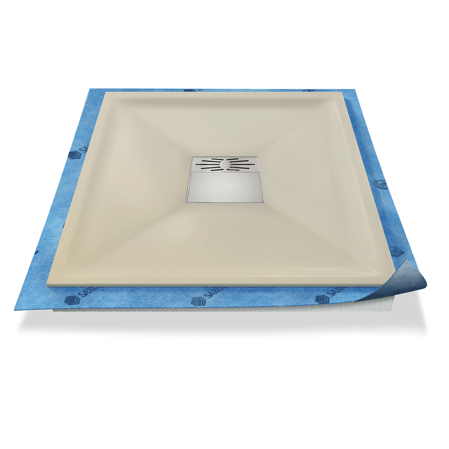 Duschwanne tief Pumpensystem aus Mineralwerkstoff Duschwanne tief Pumpensystem aus Mineralwerkstoff