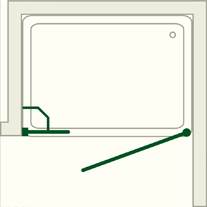 Nischen-Türen-Duschkabine - B1N