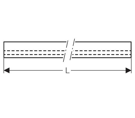 Geberit Kollektorprofil Edelstahl 115 cm