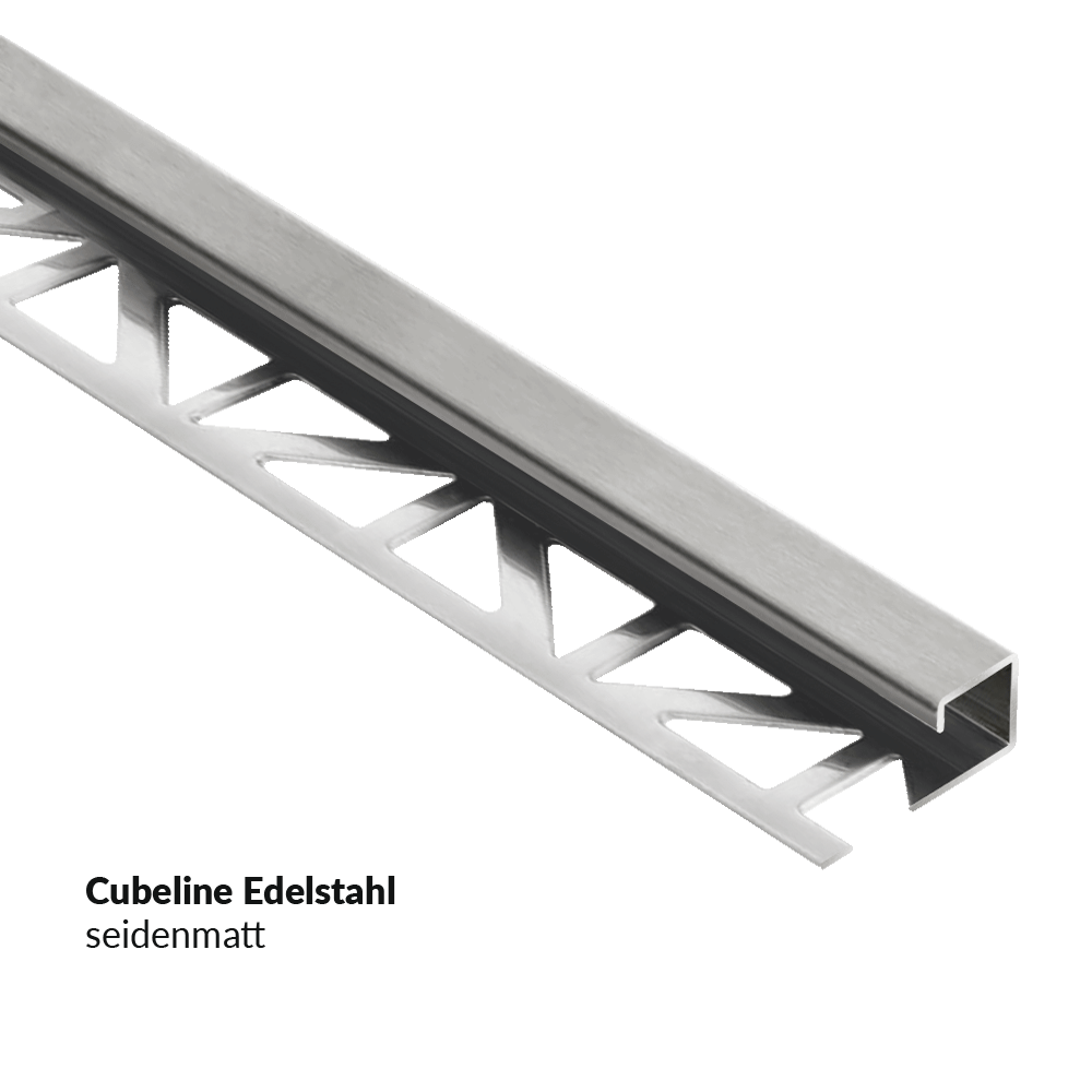 Fliesenschiene Eckprofil Cubeline von Blanke 250 cm Länge