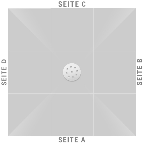 Duschwanne tief Punktablauf aus Mineralwerkstoff Duschwanne tief Punktablauf aus Mineralwerkstoff