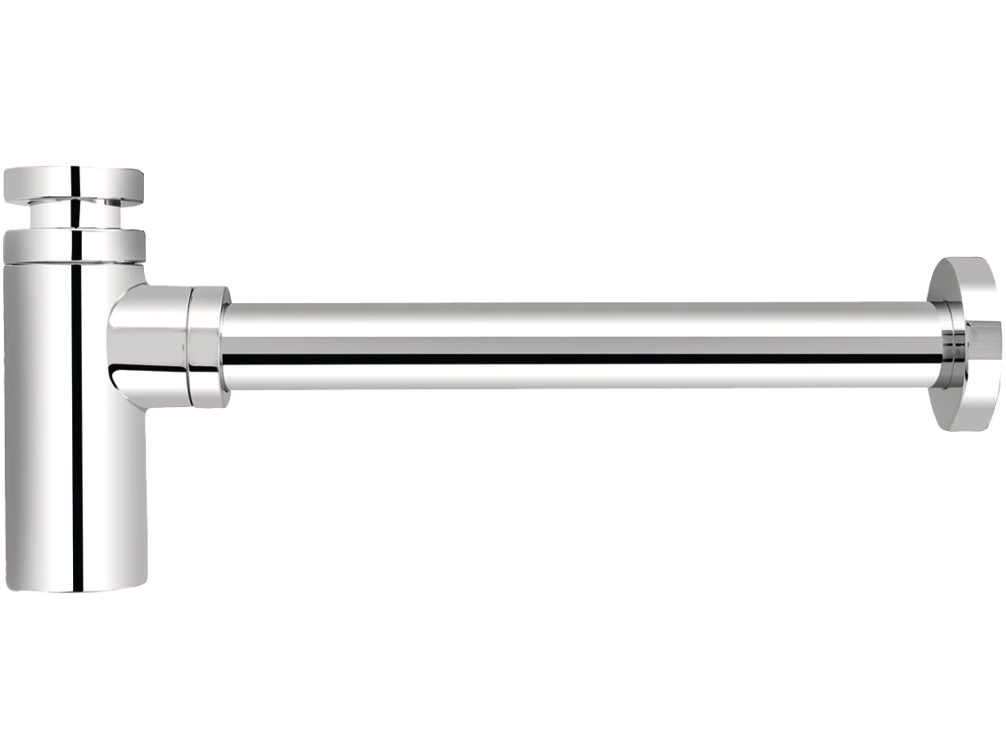 Design-Geruchsverschluss FORMAT Tec Chrom rund