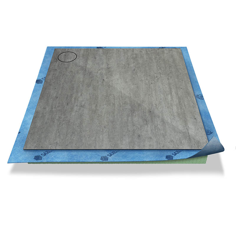 Duschelement Punkteckablauf mit Dekoroberfläche 80x80 cm Duschelement Punkteckablauf mit Dekoroberfläche 80x80 cm