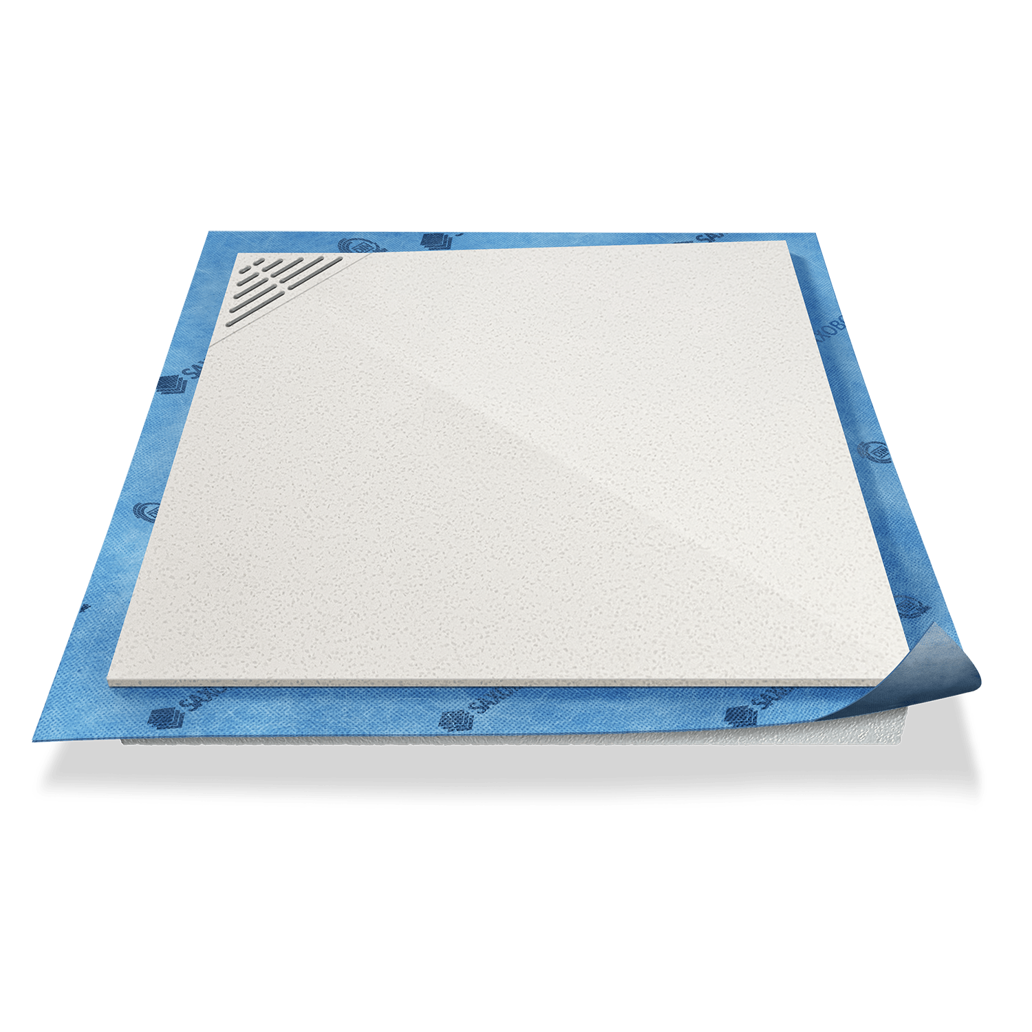 Receveur de douche Ecoulement d'angle de gouttière en matériau minéral Receveur de douche Ecoulement d'angle de gouttière en matériau minéral