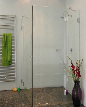 Douche d'angle affleurante - 2 portes - BXE Douche d'angle affleurante - 2 portes - BXE