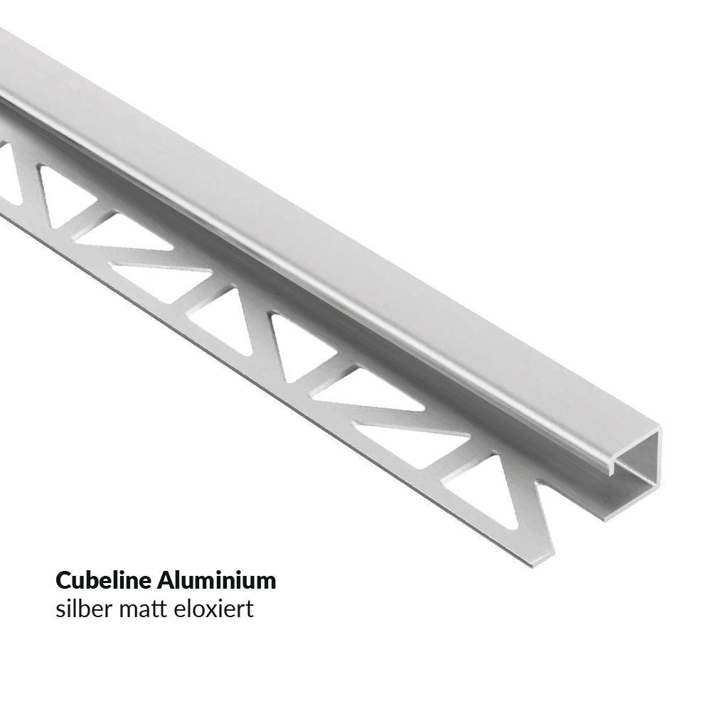 Fliesenschiene Eckprofil Cubeline von Blanke 250 cm Länge