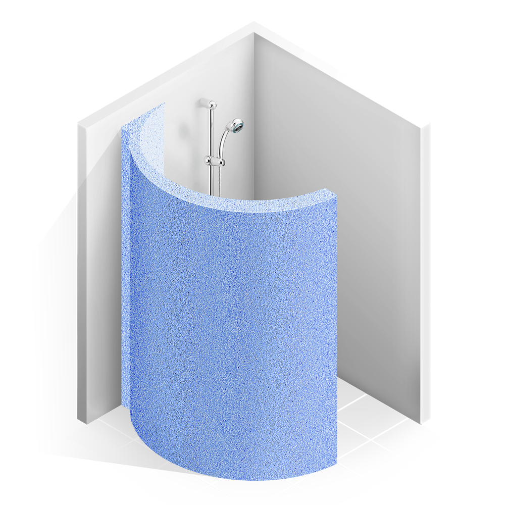 Freiformdusche halbrund Freiformdusche halbrund