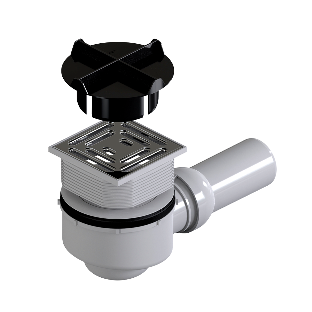 Halbkreis-Duschwanne Punktablauf aus Mineralwerkstoff Halbkreis-Duschwanne Punktablauf aus Mineralwerkstoff