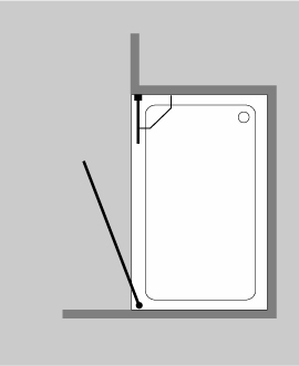 Nischen-Türen-Duschkabine - A1N Nischen-Türen-Duschkabine - A1N