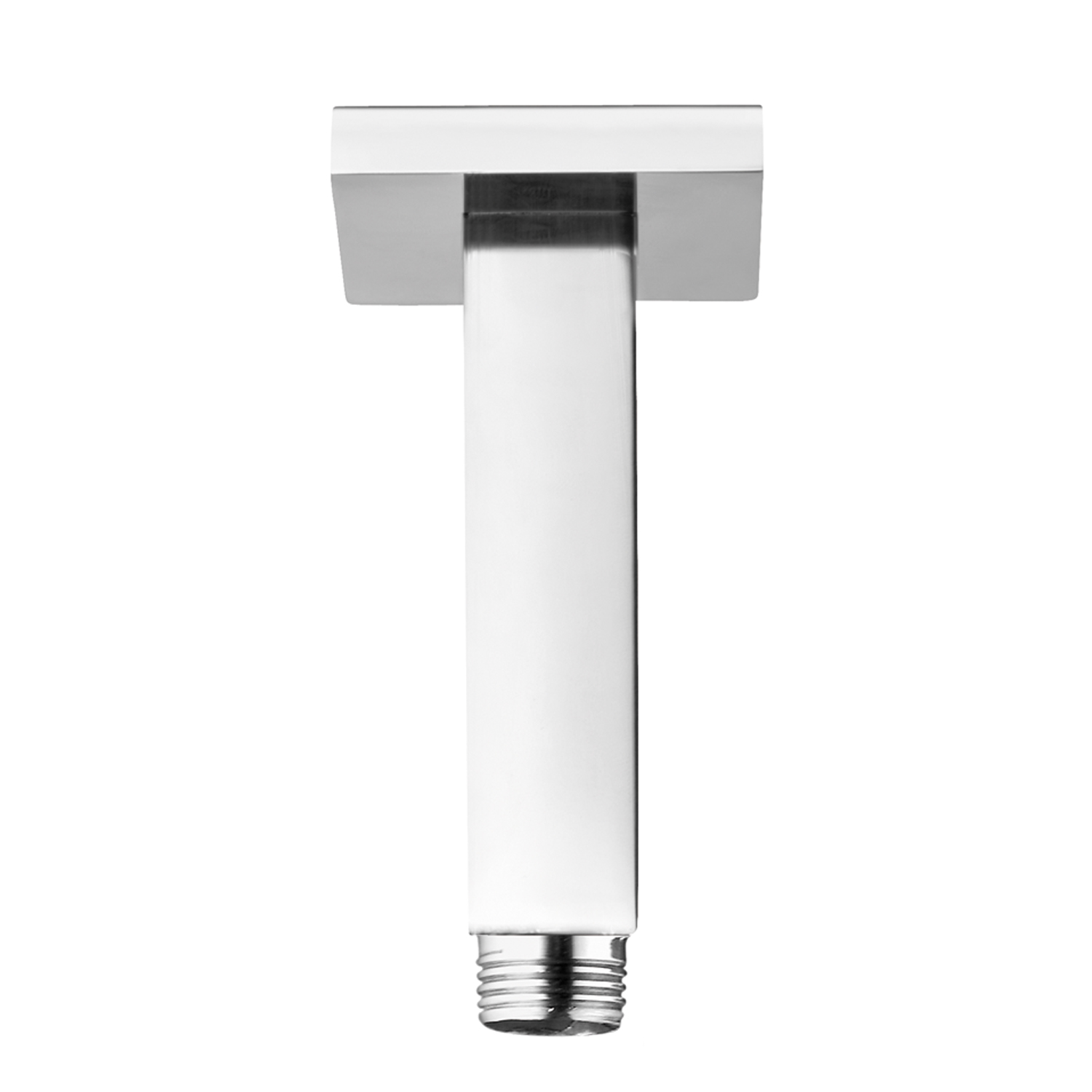 Deckenhalterung eckig chrom