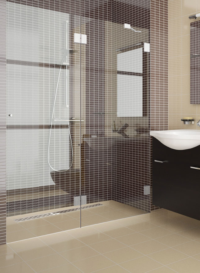 Cabine de douche à porte en niche - BYXN Cabine de douche à porte en niche - BYXN