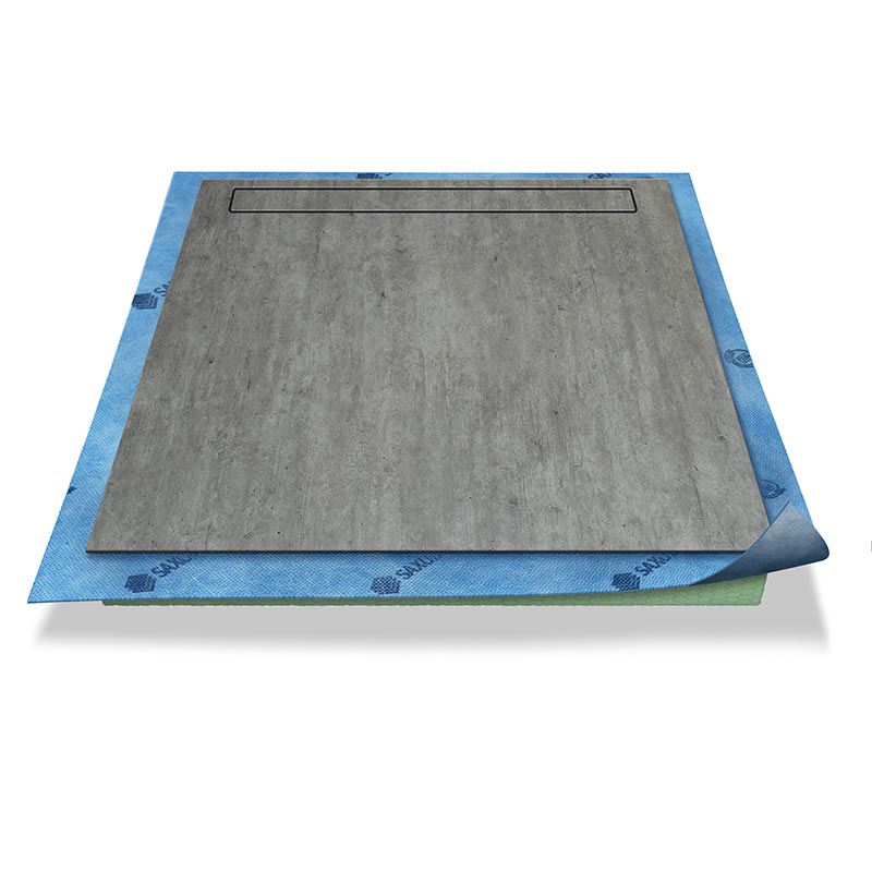 Receveur de douche avec rigole Surface décorative Receveur de douche avec rigole Surface décorative