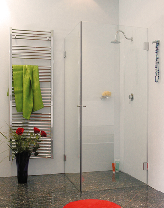 Bündige Eck-Dusche - 2 Türen - B1W Bündige Eck-Dusche - 2 Türen - B1W